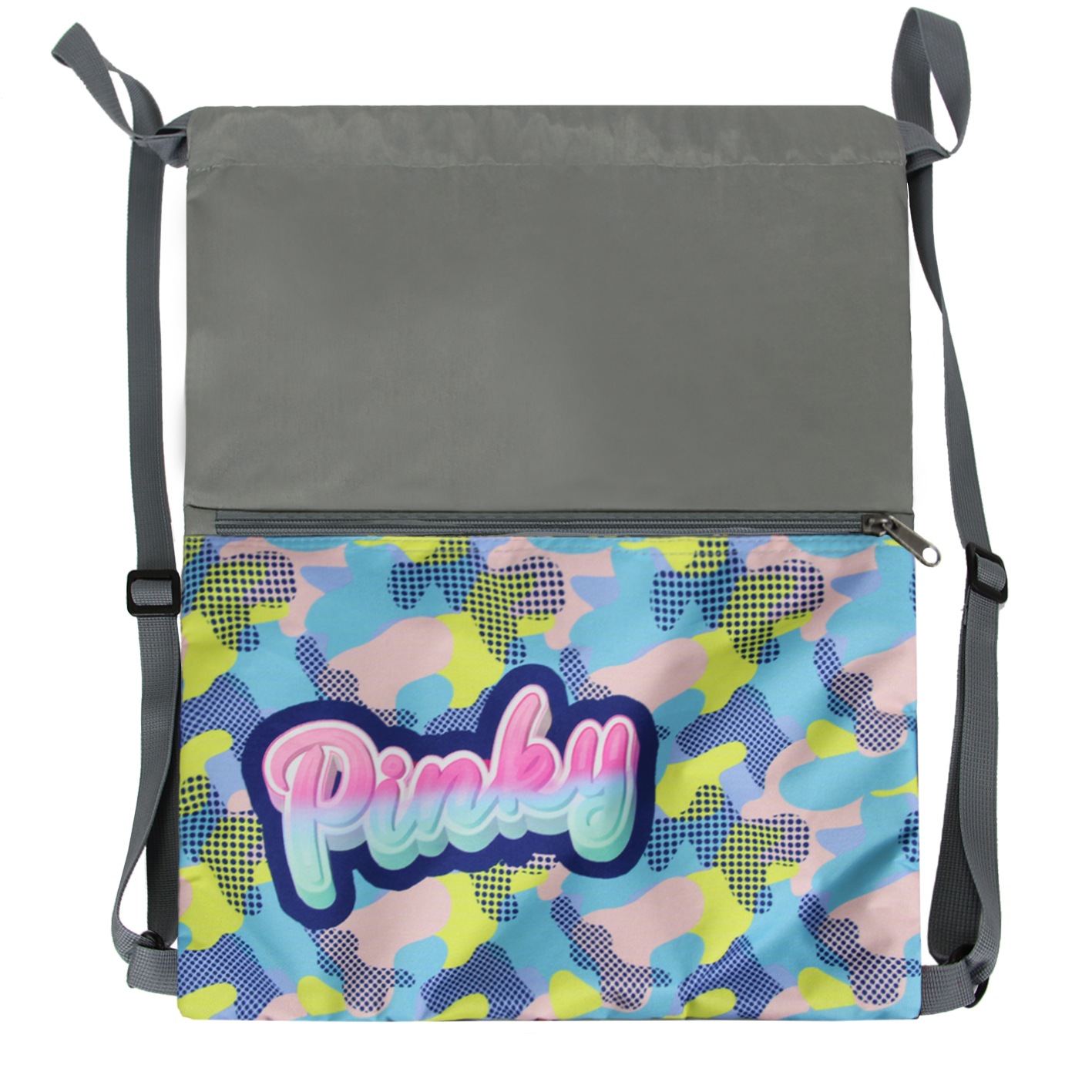 Мешок - рюкзак камуфляж розовый 0263